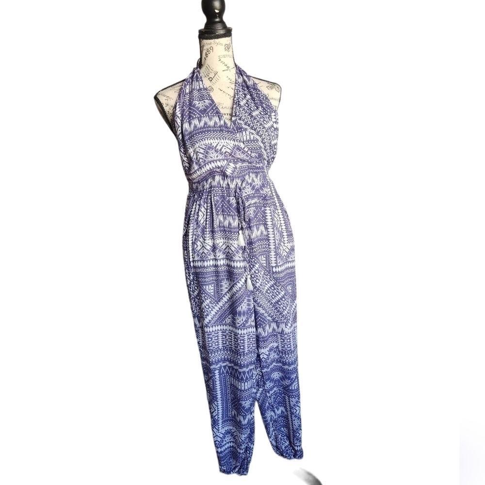 Cute boho romper with pockets